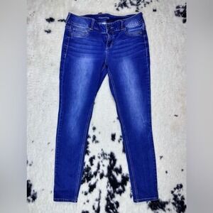 Maurice’s Women’s Medium Stone Wash Stretch skinny Denim Jeans Size Large